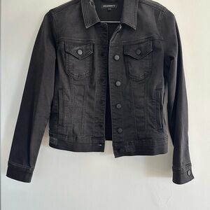 Modern Black Denim Jacket for Women